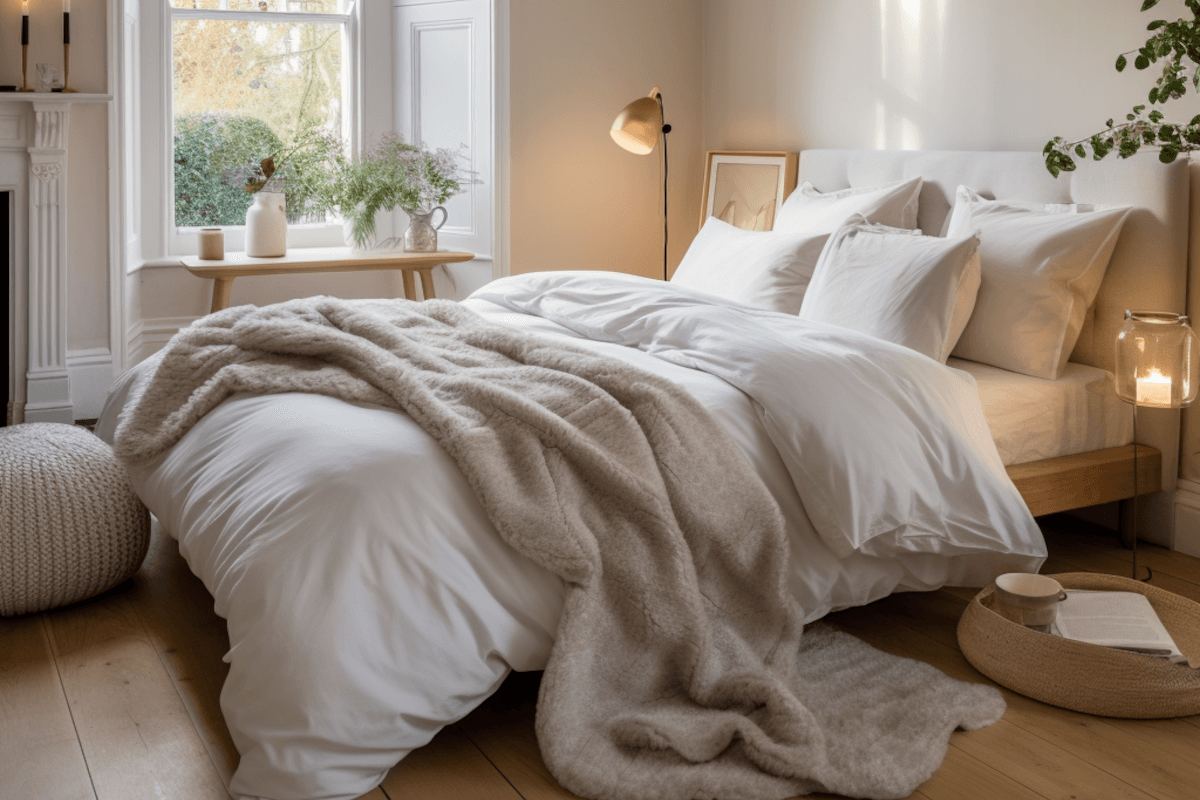 Cream bedroom décor ideas