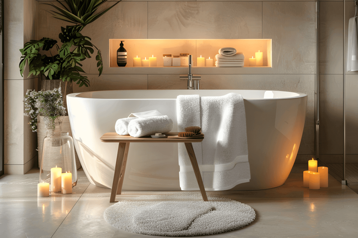 Spa-style bathroom ideas - Hampton & Astley