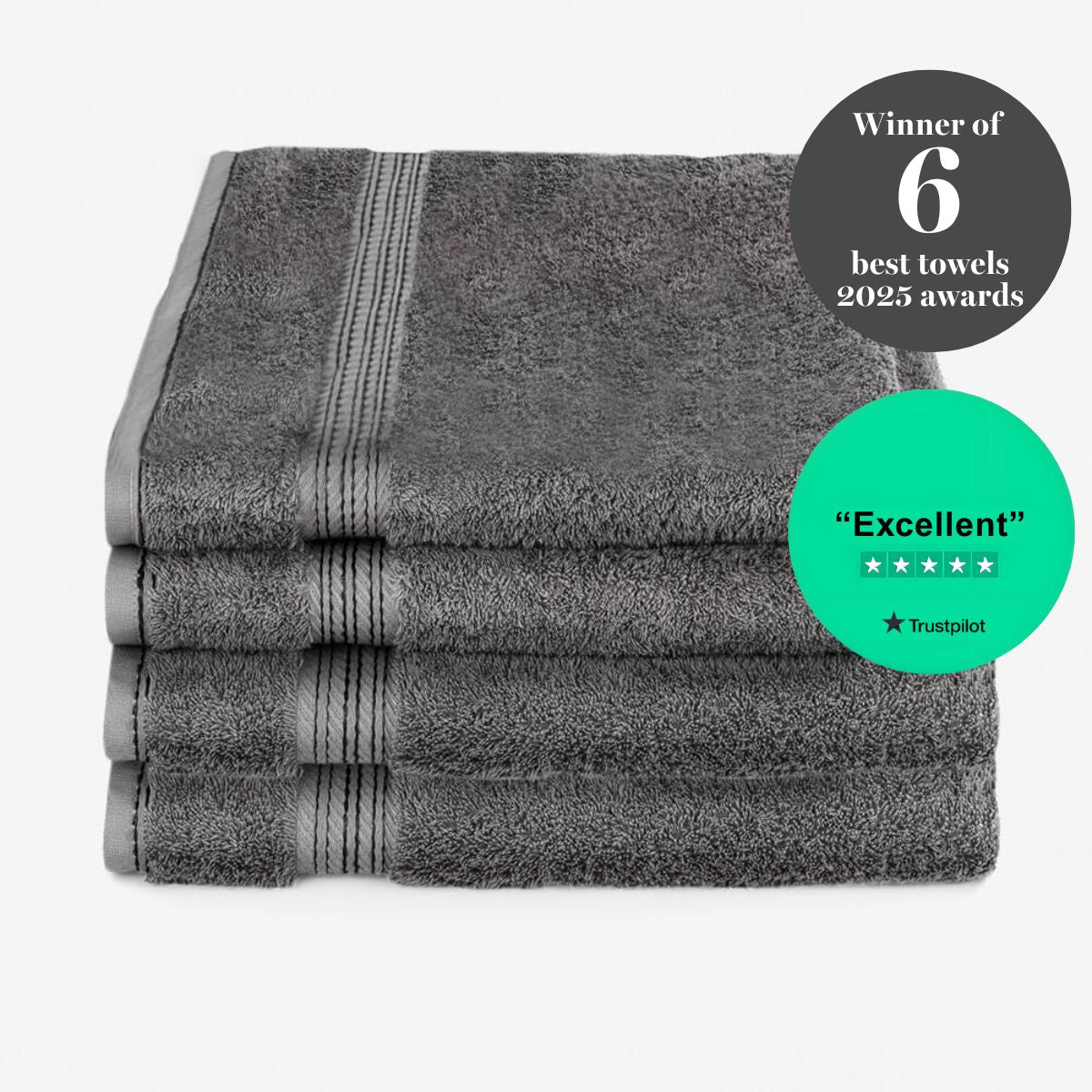 Winner of 6 best towels 2025 awards