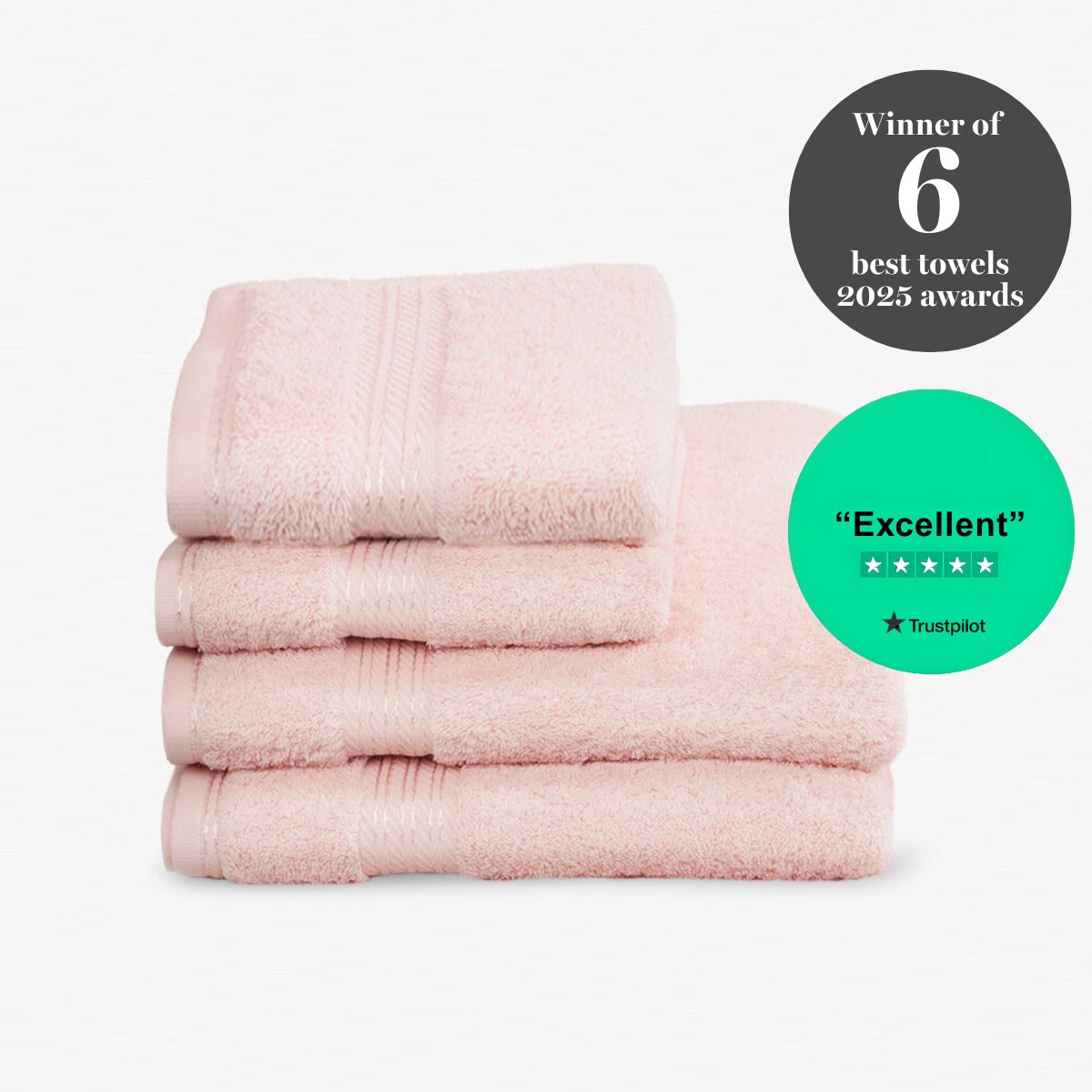 Winner of 6 best towels 2025 awards