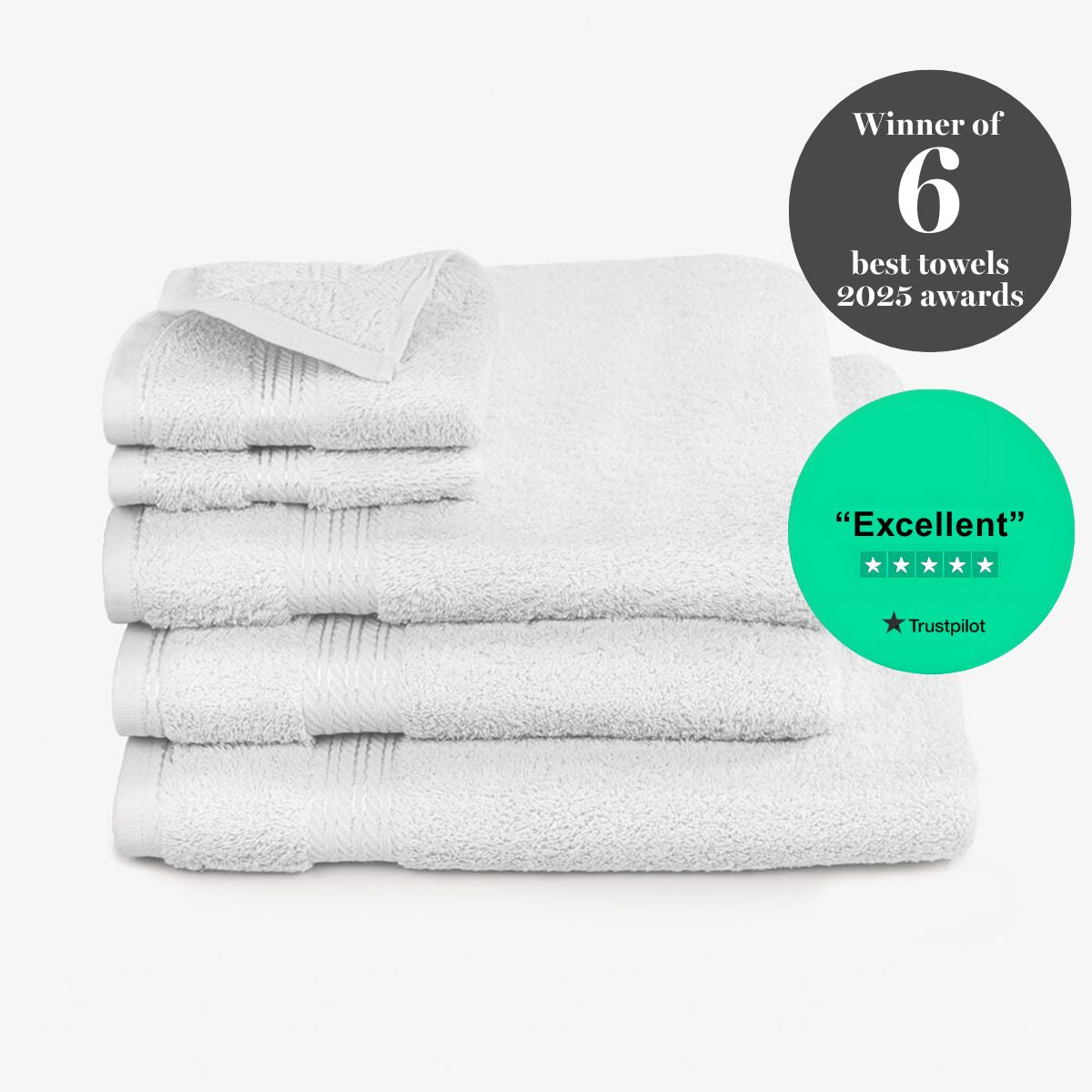 Winner of 6 best towels 2025 awards
