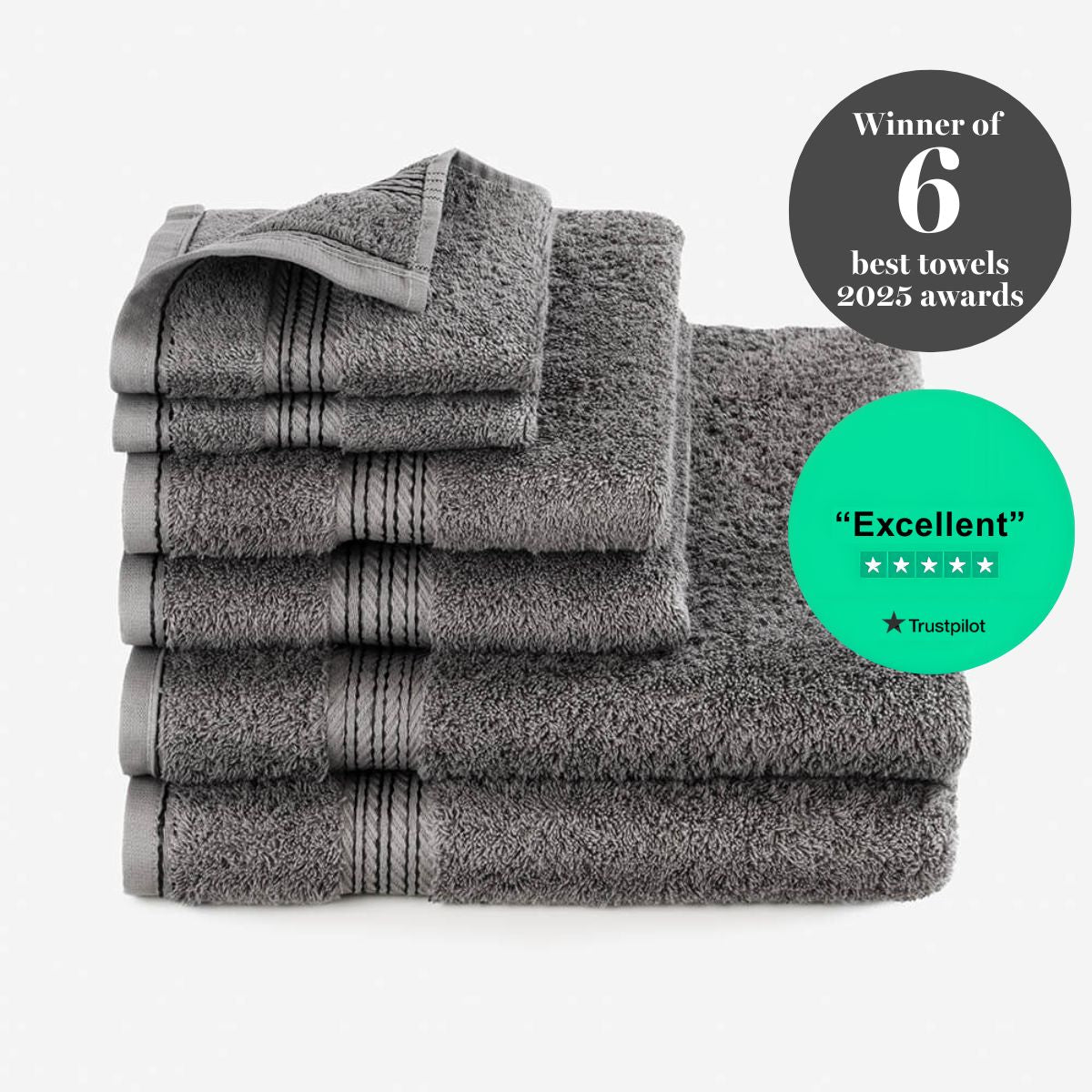Winner of 6 best towels 2025 awards