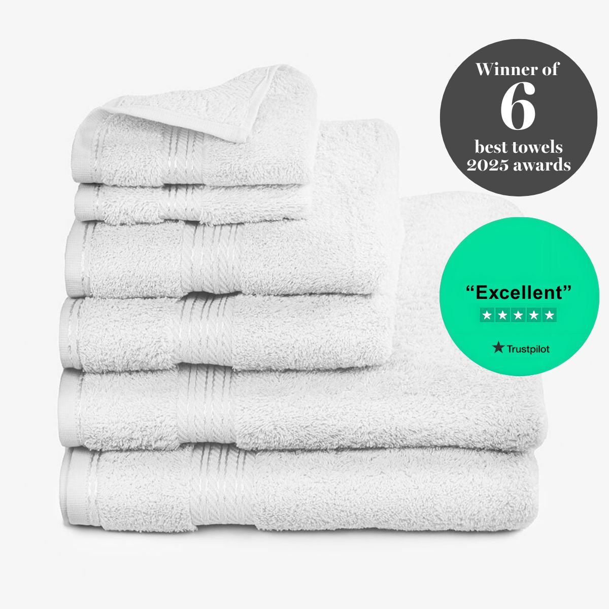 Winner of 6 best towels 2025 awards