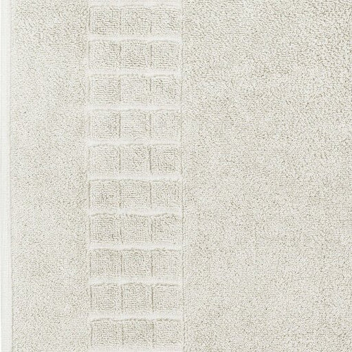 Hampton and Astley 100% Egyptian Cotton Luxury Bath Mat, Cream - Hampton & Astley
