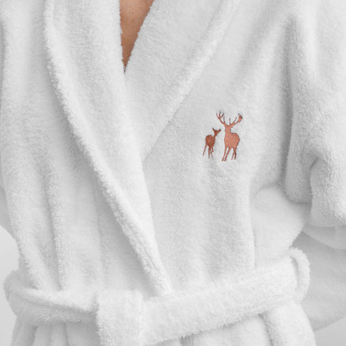 Hampton and Astley Luxury Zero Twist Towel Dressing Gown