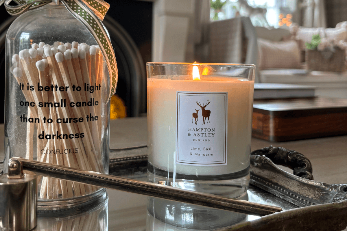 Best scented candles for a cosy living room
