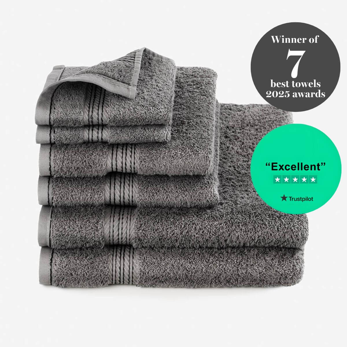 Winner of 7 best towels 2025 awards