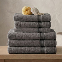 Luxury Egyptian Cotton 6 Piece Towel Set