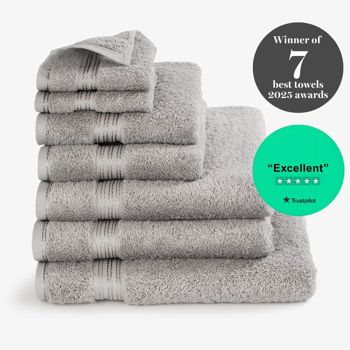 Winner of 7 best towels 2025 awards
