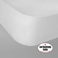 Luxury 500 thread count Egyptian Cotton sateen 40cm deep fitted sheet