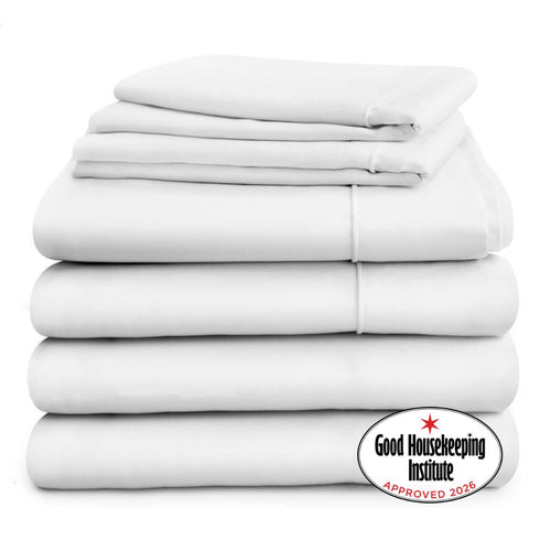 Luxury 500 thread count Egyptian Cotton sateen duvet cover, fitted sheet, flat sheet and two pillowcases