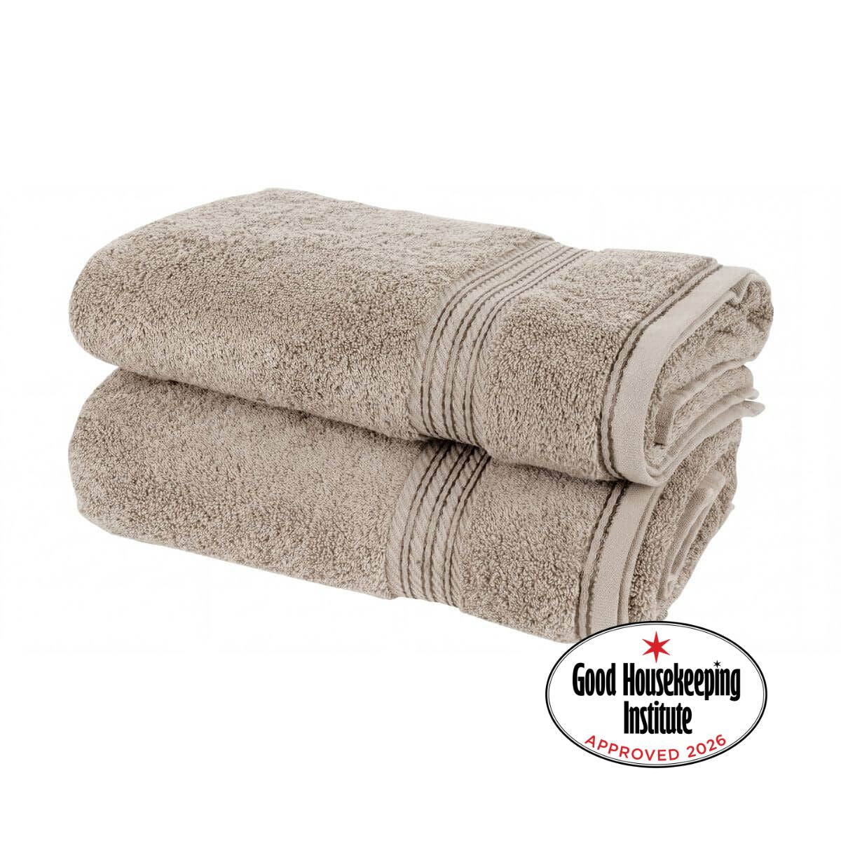 Egyptian Cotton Luxury Bath Sheet, Set of Two, 90 x 165cm