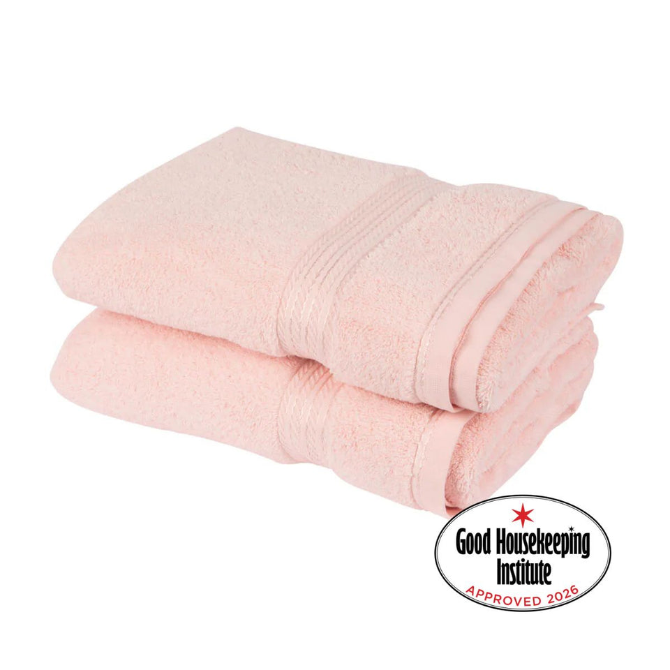 Egyptian Cotton Luxury Bath Sheet Set Two 90 x 165cm