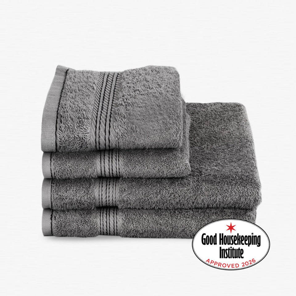 Egyptian Cotton 4 Piece Luxury Bath Towel Hand Towel Set