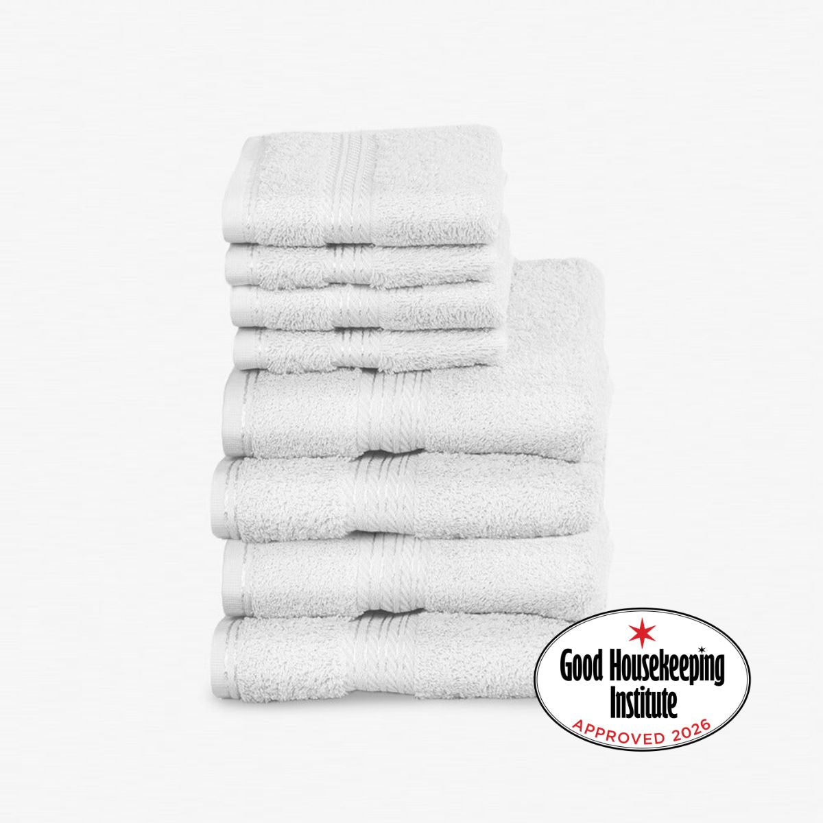 Luxury Egyptian Cotton 8 Piece Towel Set