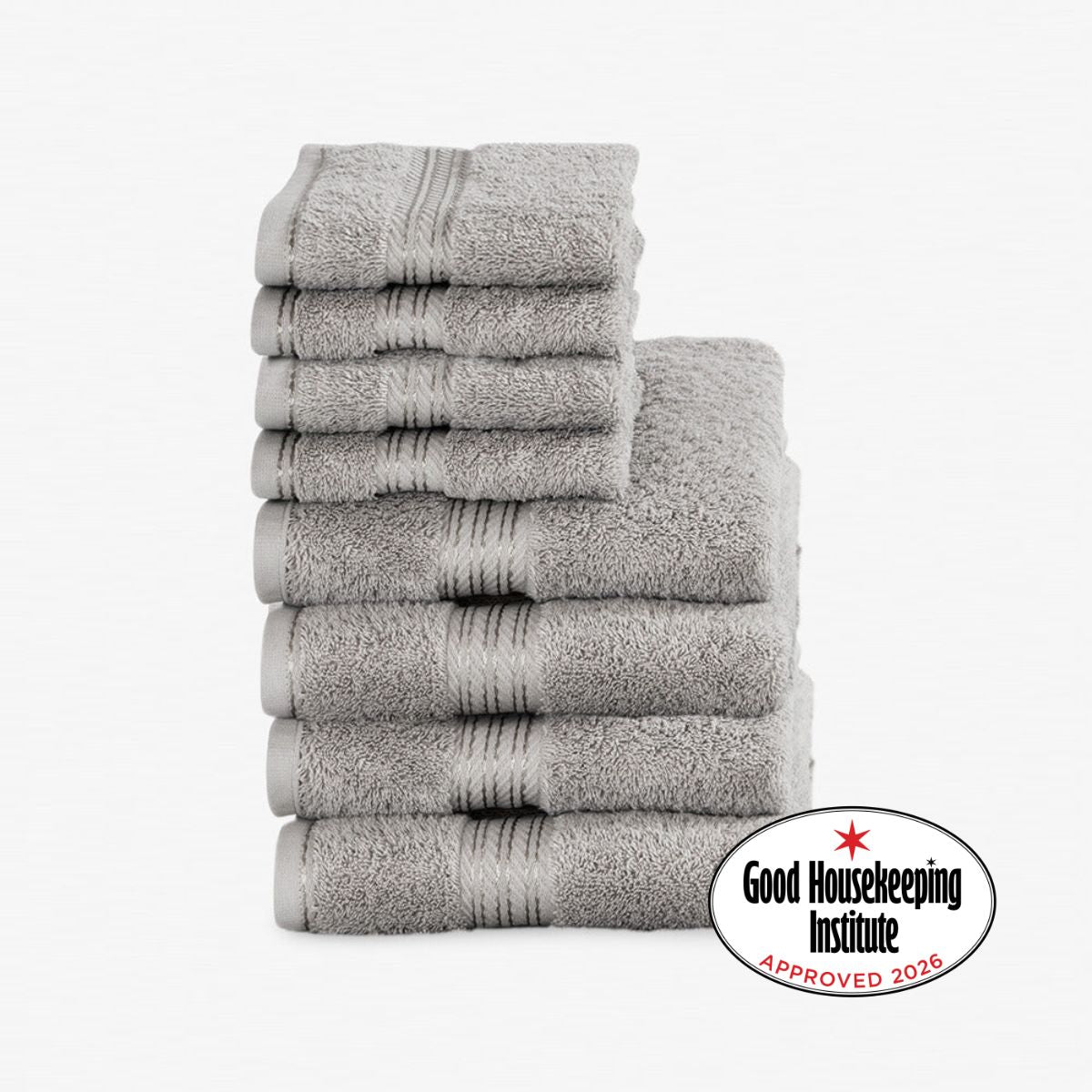 Luxury Egyptian Cotton 8 Piece Towel Set