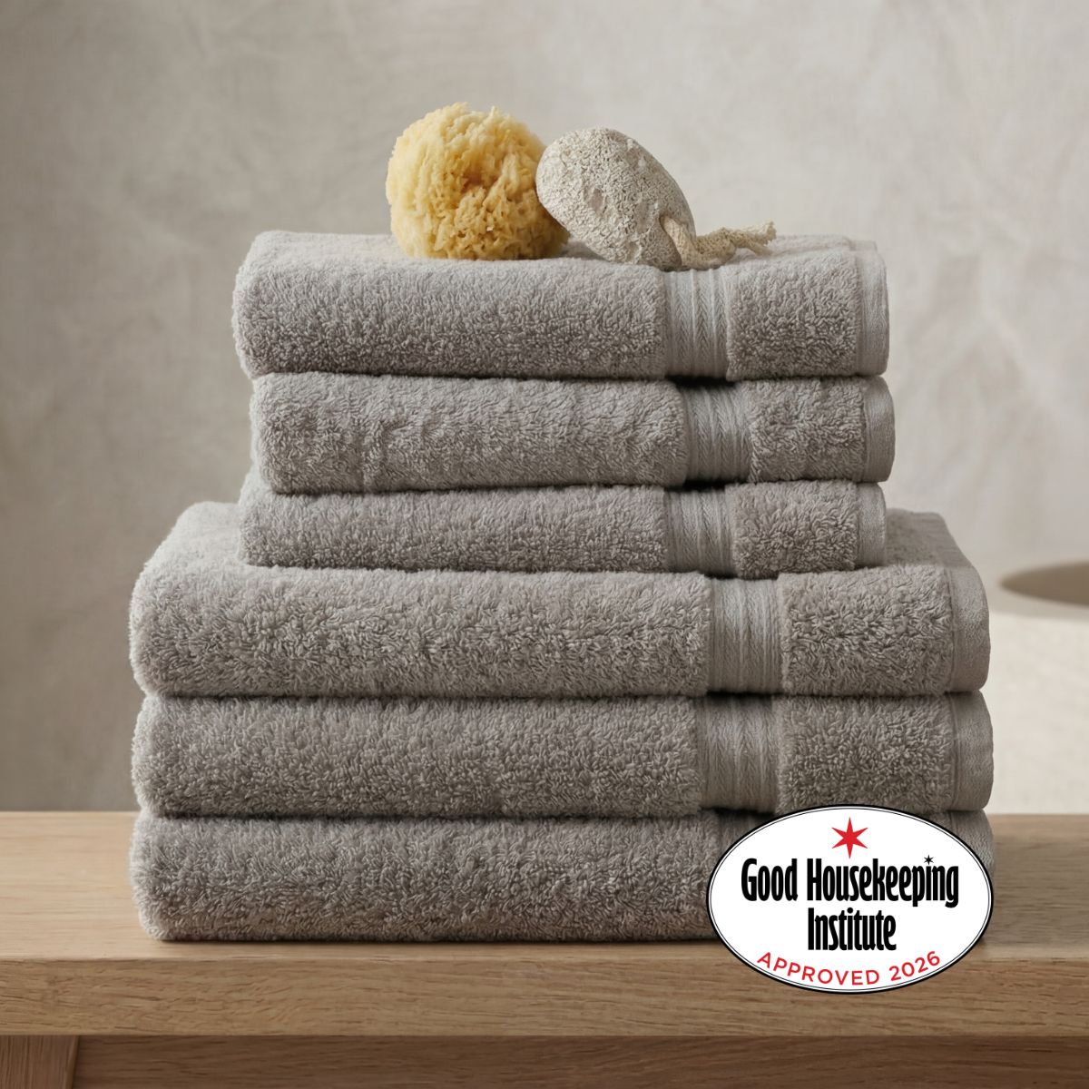 Luxury Egyptian Cotton 6 Piece Towel Set