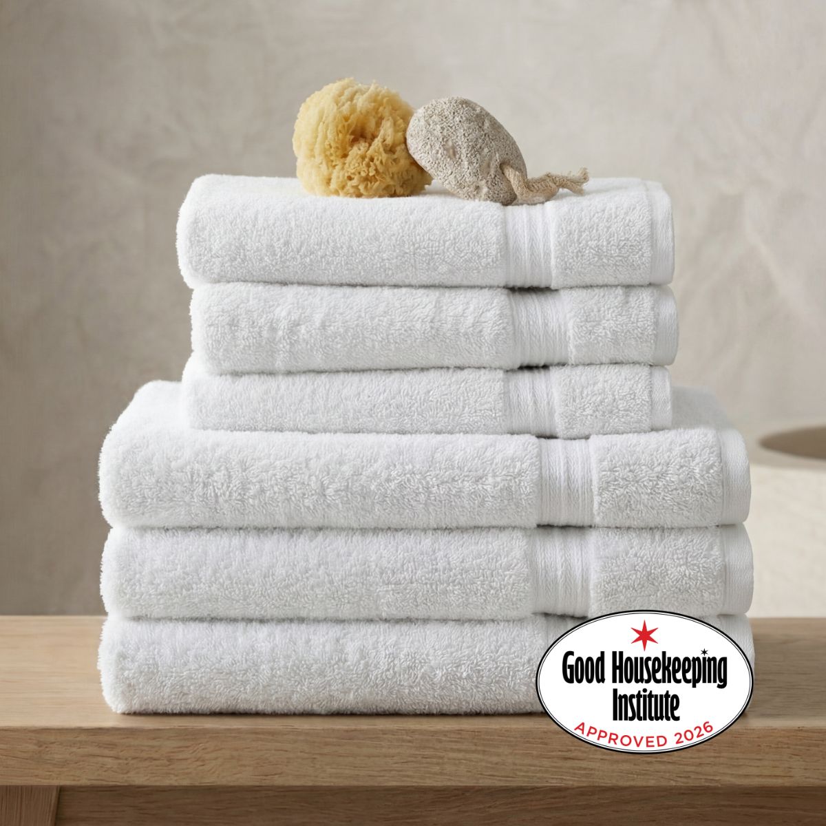 Luxury Egyptian Cotton 6 Piece Towel Set