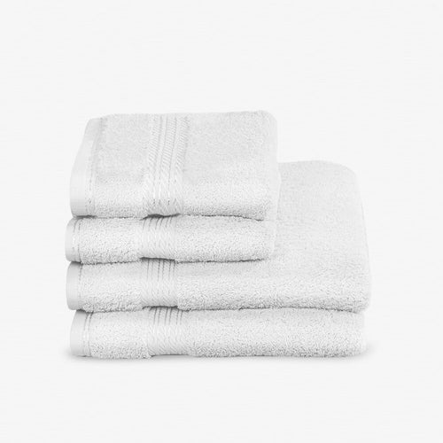 Luxury Egyptian Cotton 4 Piece Bath Towel and Hand Towel Set
