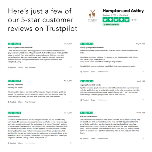 Excellent Trustpilot reviews