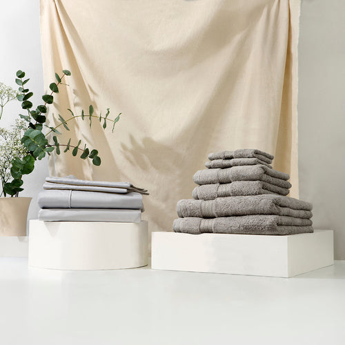 Complete Bed and Bath Bundle, White