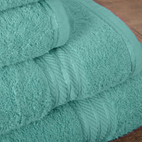 Hampton and Astley 100% Egyptian Cotton Luxury Bath Sheet, Teal Blue