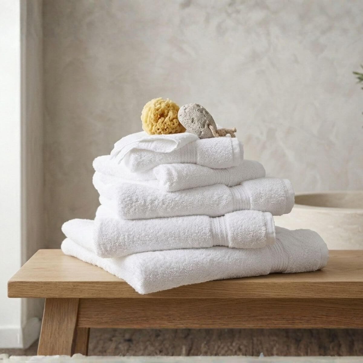 Egyptian Cotton 7 Piece Luxury Bath Towel Set