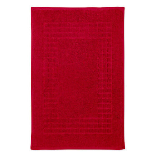Hampton and Astley 100% Egyptian Cotton Luxury Bath Mat, Teal Blue