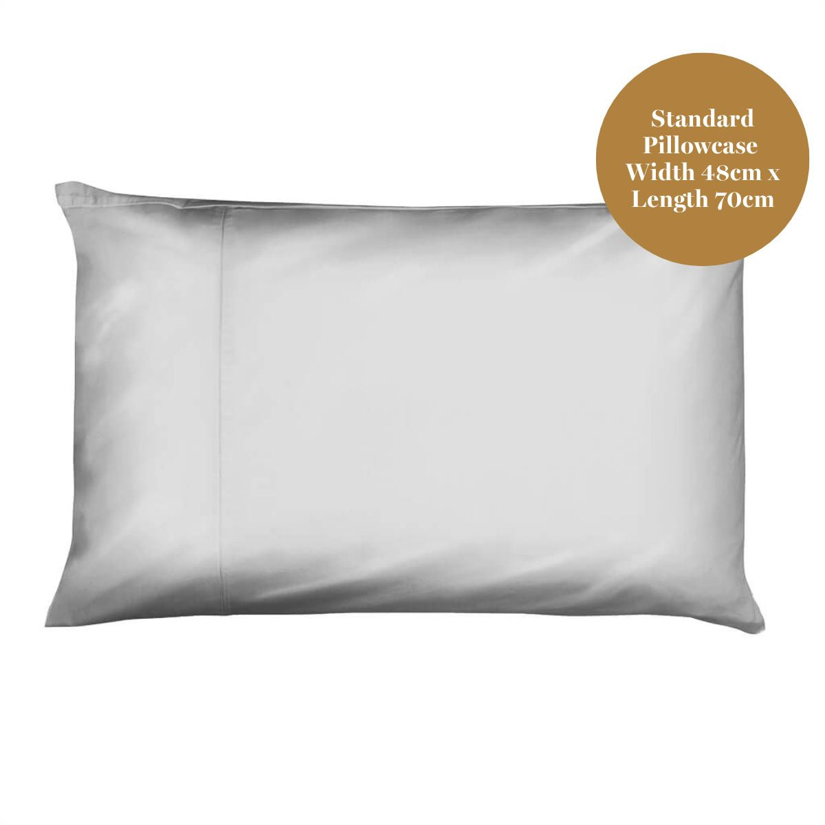 Luxury 500 thread count Standard Egyptian Cotton sateen pillowcase