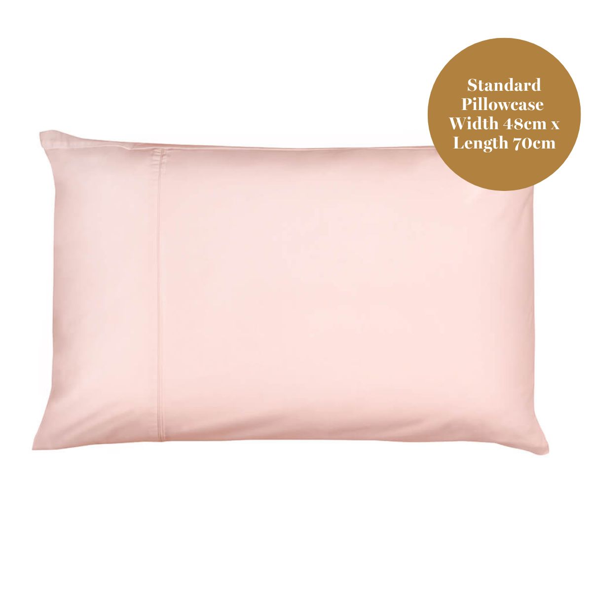 Luxury 500 thread count Standard Egyptian Cotton sateen pillowcase