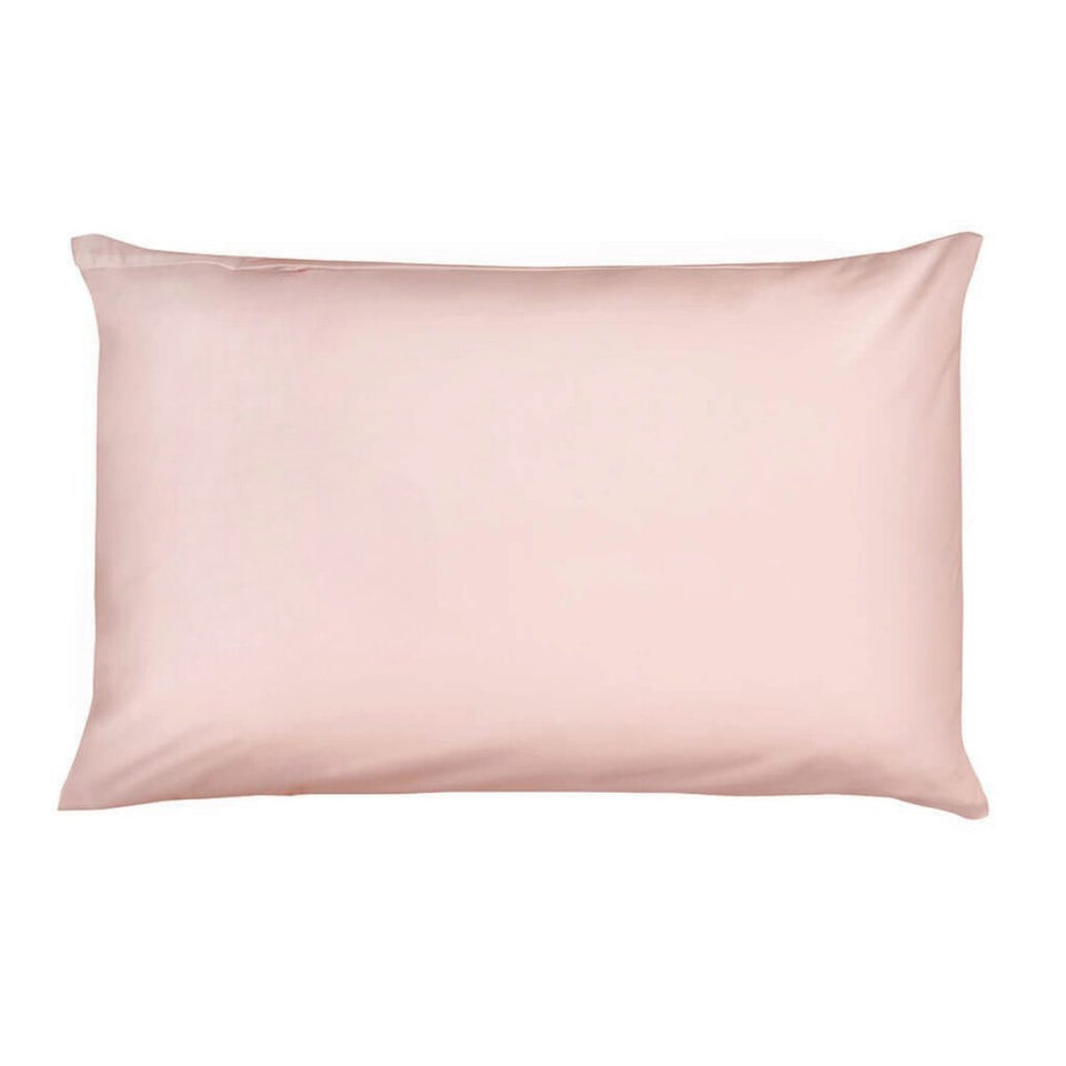Luxury Cotton Sateen Standard Pillowcase, Set of Two