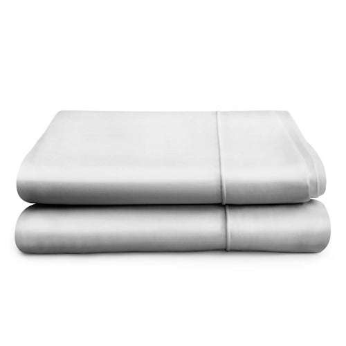 Egyptian Cotton 500 Thread Count Sateen Luxury Duvet Cover, Subtle Grey - Hampton & Astley