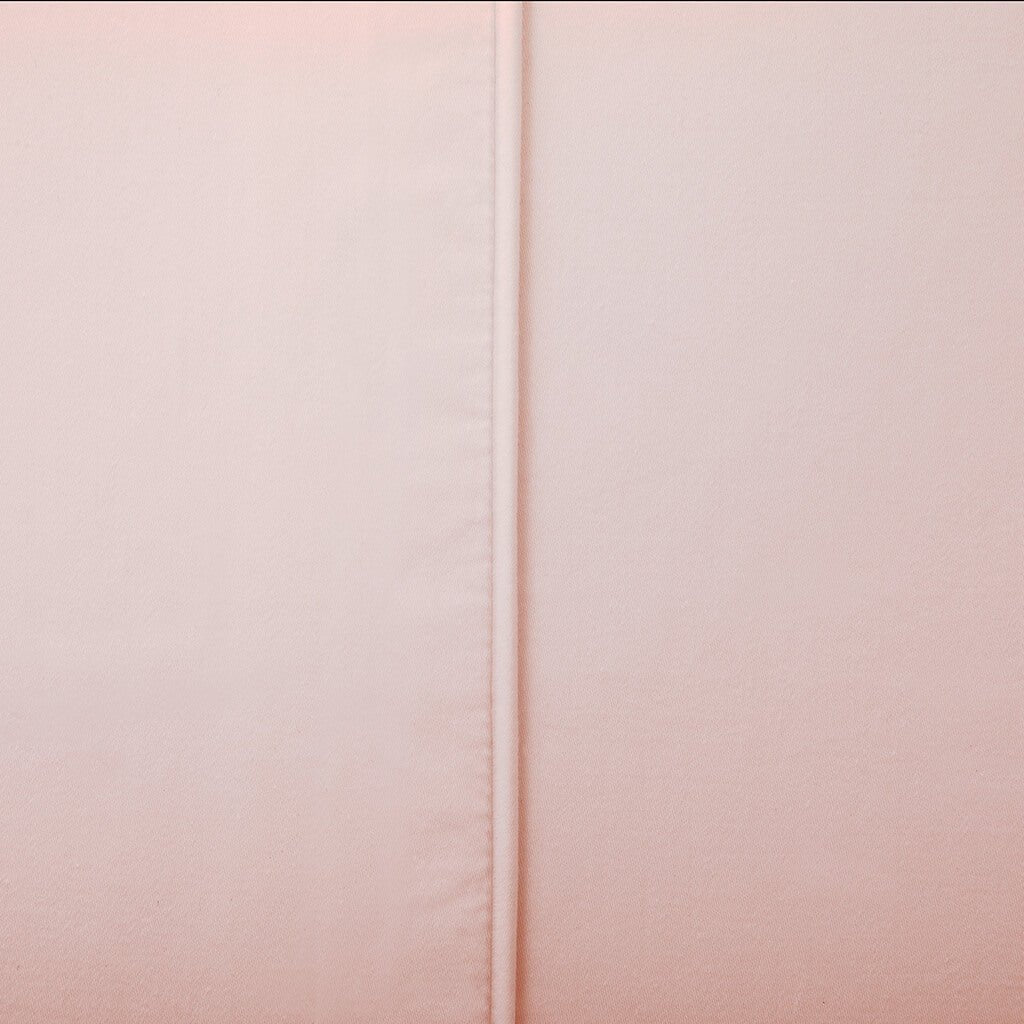 Egyptian Cotton 500 Thread Count Sateen Luxury Pillowcase, Pink - Hampton & Astley