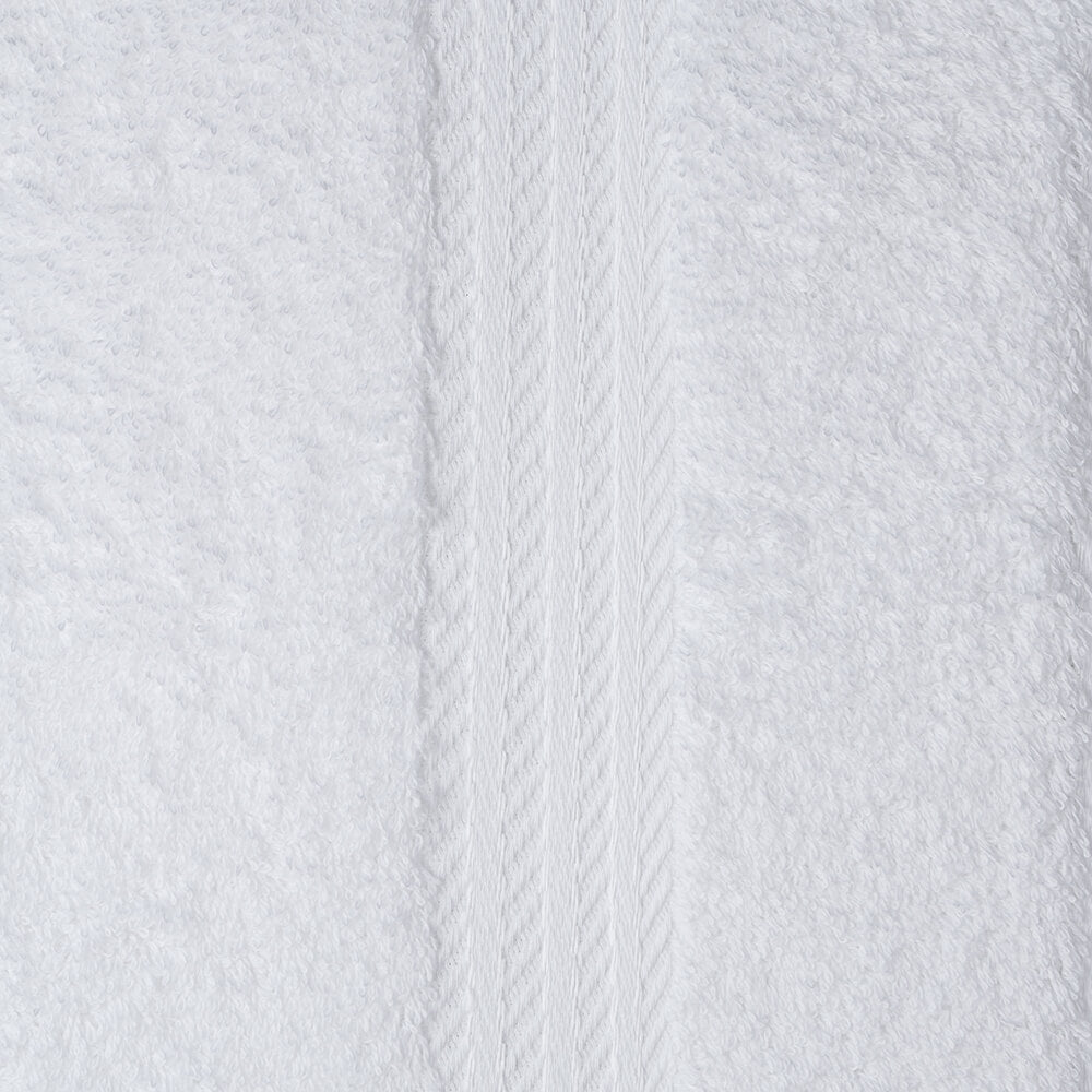 Egyptian Cotton Luxury Bath Sheet 90 x 165cm - Pure White - Hampton & Astley