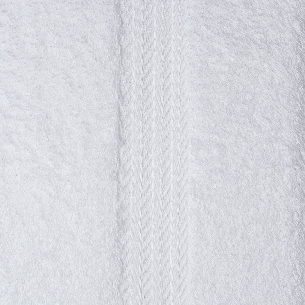 Egyptian Cotton Luxury Bath Sheet, Set of Two, 90 x 165cm - Pure White - Hampton & Astley