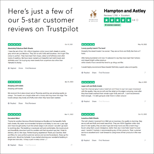 Excellent Trustpilot reviews