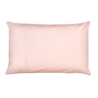 Egyptian Cotton Sateen Luxury Duvet Cover and Flat Sheet Set With Two Pillowcases, Pink - Hampton & Astley