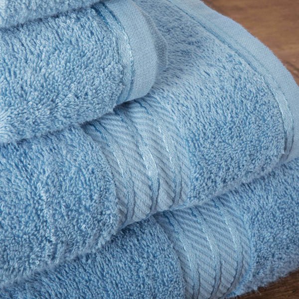 Hampton and Astley 100% Egyptian Cotton 7 Piece Luxury Bath Towel Set, Cobalt Blue - Hampton & Astley