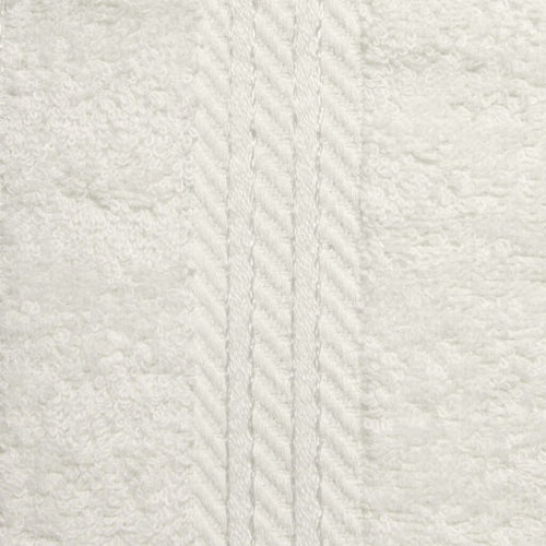 Hampton and Astley 100% Egyptian Cotton 7 Piece Luxury Bath Towel Set, Cream - Hampton & Astley