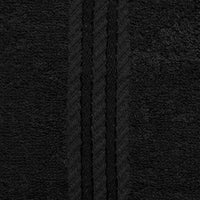 Hampton and Astley 100% Egyptian Cotton 7 Piece Luxury Bath Towel Set, Midnight Black - Hampton & Astley