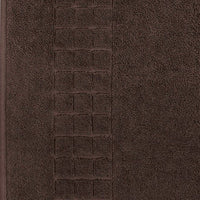 Hampton and Astley 100% Egyptian Cotton Luxury Bath Mat, Chocolate - Hampton & Astley