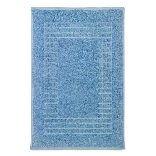 Hampton and Astley 100% Egyptian Cotton Luxury Bath Mat, Cobalt Blue - Hampton & Astley