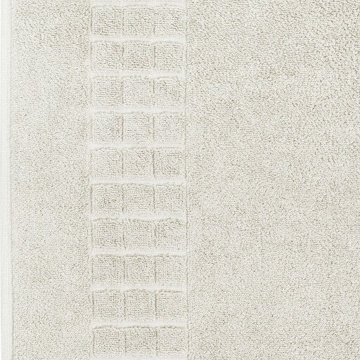 Hampton and Astley 100% Egyptian Cotton Luxury Bath Mat, Cream - Hampton & Astley