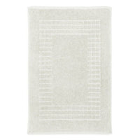 Hampton and Astley 100% Egyptian Cotton Luxury Bath Mat, Cream - Hampton & Astley
