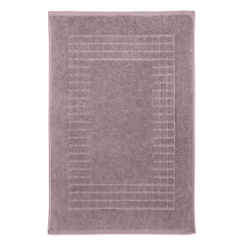 Hampton and Astley 100% Egyptian Cotton Luxury Bath Mat, Lavender - Hampton & Astley