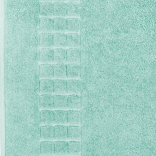 Hampton and Astley 100% Egyptian Cotton Luxury Bath Mat, Seafoam Green - Hampton & Astley