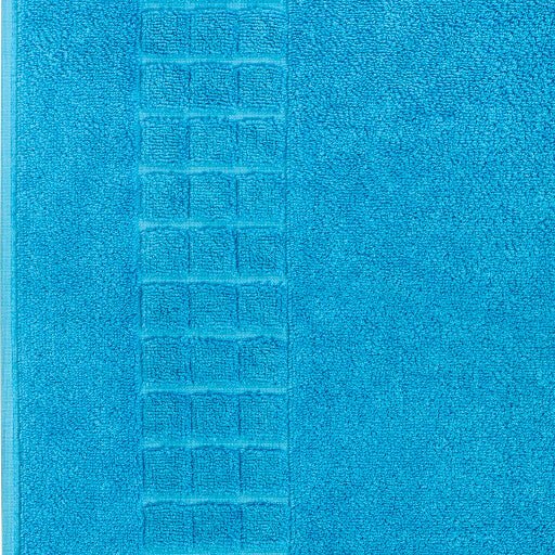 Hampton and Astley 100% Egyptian Cotton Luxury Bath Mat, Teal Blue - Hampton & Astley