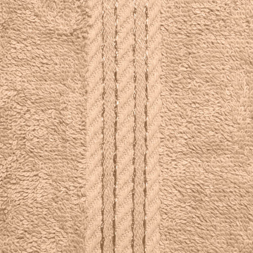 Hampton and Astley 100% Egyptian Cotton Luxury Bath Sheet, Caramel Latte - Hampton & Astley