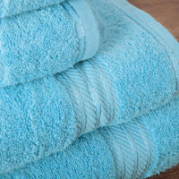 Hampton and Astley 100% Egyptian Cotton Luxury Bath Sheet, Teal Blue
