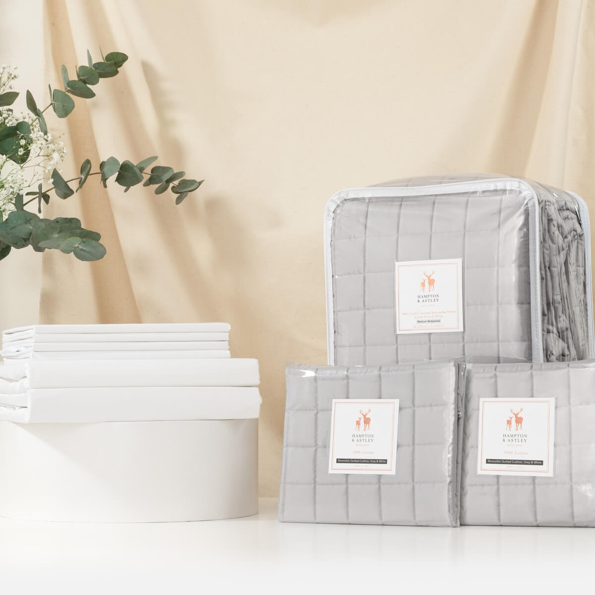 NEW Cosy Bedding Bundle - Hampton & Astley